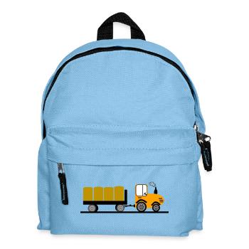 Tractor - Kids' Backpack - light blue - Front