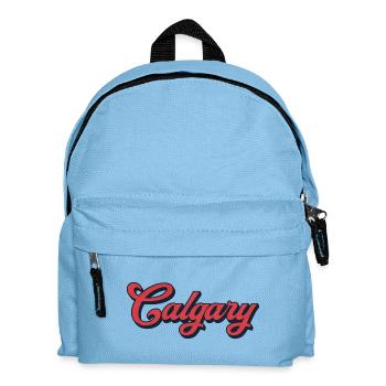 Calgary Lettering Canada – Retro Typography - Kids' Backpack - light blue - Front