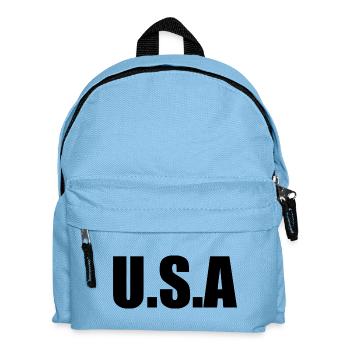 Vereinigte Staaten von Amerika - Kinder Rucksack - Hellblau - Vorne