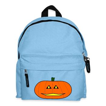 HALLOWEEN. PUMPKIN. HALLOWEEN PUMPKIN - Kids' Backpack - light blue - Front