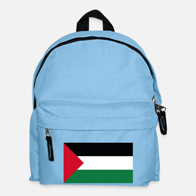 Drapeau de la Palestine - Sac à dos Enfant - bleu clair