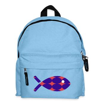 POISSON - Sac à dos Enfant - bleu clair - Devant
