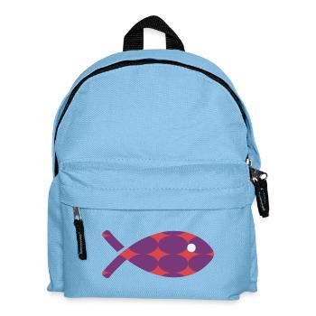 FISH - Kids' Backpack - light blue - Front