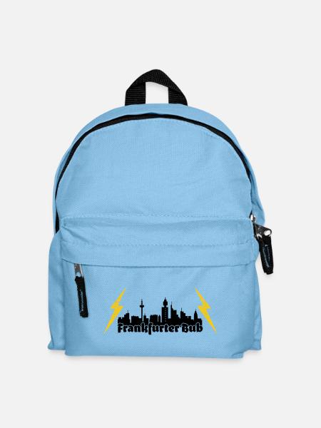 Frankfurter Bub ffm skyline - Kinder Rucksack - Hellblau