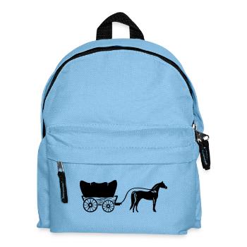 Calèche western - Sac à dos Enfant - bleu clair - Devant