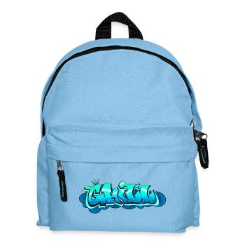 CHILL Graffiti Style – Cool & Urban - Sac à dos Enfant - bleu clair - Devant