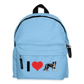 i Love Australian Shepherd - Pet Dog Design - Sac à dos Enfant - bleu clair - Devant