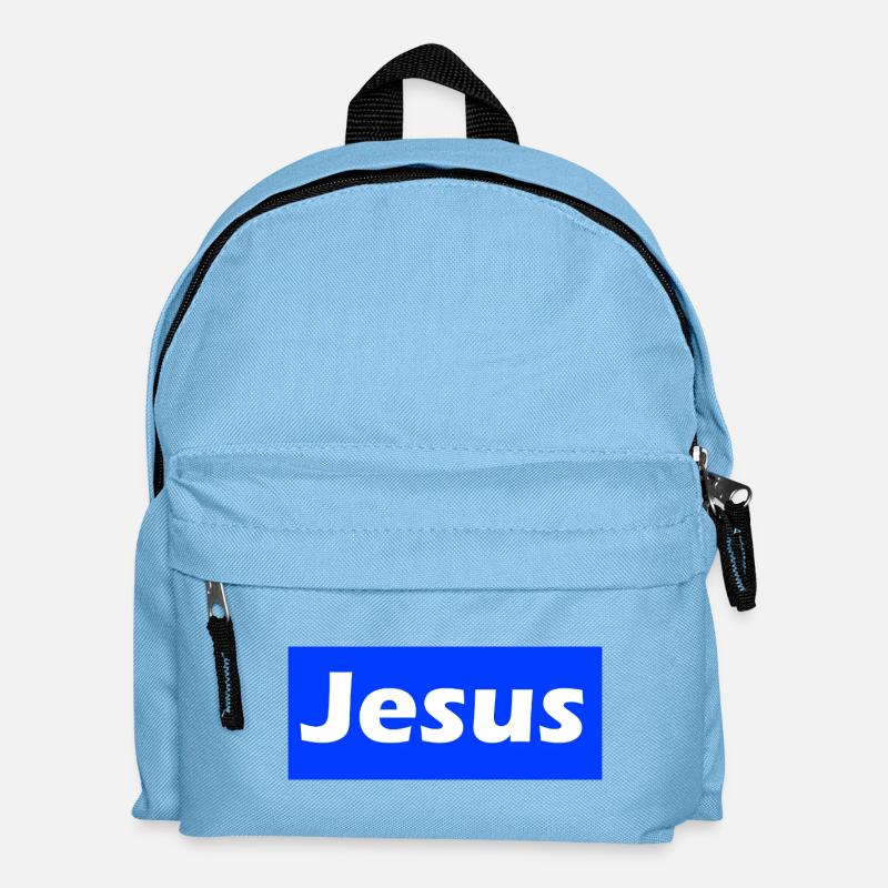 Jesus - Kids' Backpack - light blue