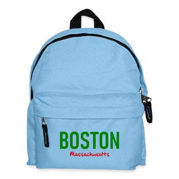 Boston - Massachusetts - USA - Amerika - America - Kinder Rucksack - Hellblau - Vorne