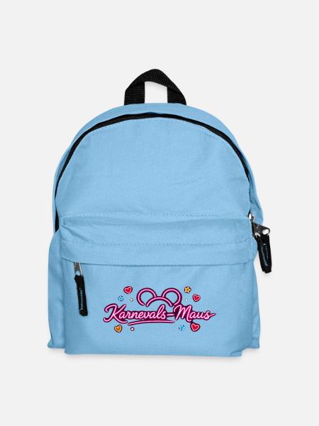 KarnevalsMaus Fastnacht Fasching Outfit Niedlich - Kinder Rucksack - Hellblau