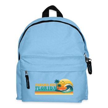 Panama City Florida Retro Spring Break Vacation - Kids' Backpack - light blue - Front