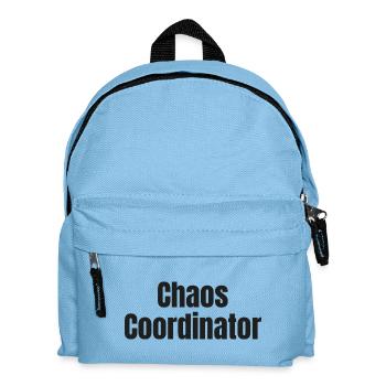 Chaos Coordinator - Kids' Backpack - light blue - Front