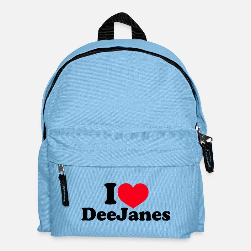 I Love DeeJanes - Kids' Backpack - light blue