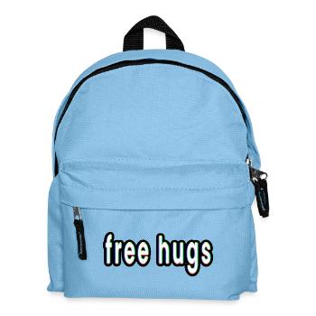 Kostenlose Umarmungen - Kinder Rucksack - Hellblau - Vorne