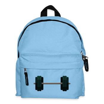 Barbell Dumbbell - Kids' Backpack - light blue - Front