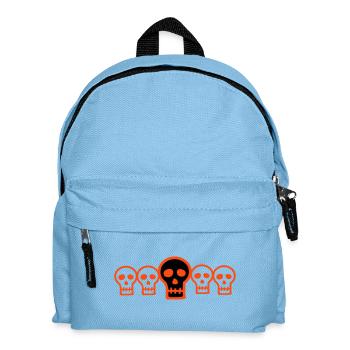 Têtes de Mort - Sac à dos Enfant - bleu clair - Devant
