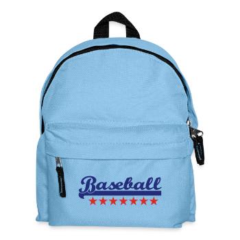 baseball - Kids' Backpack - light blue - Front