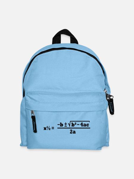 Mathe - Kinder Rucksack - Hellblau