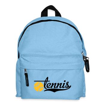Tennis - Kinder Rucksack - Hellblau - Vorne