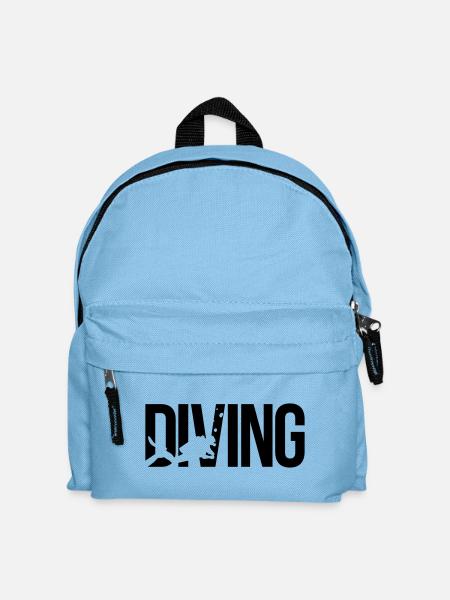 diving scuba - Kids' Backpack - light blue