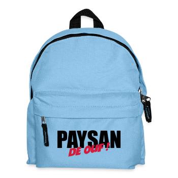Paysan de ouf ! - Sac à dos Enfant - bleu clair - Devant
