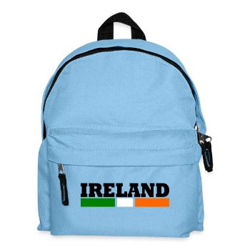 Coole Irlande drapeau - Sac à dos Enfant - bleu clair - Devant
