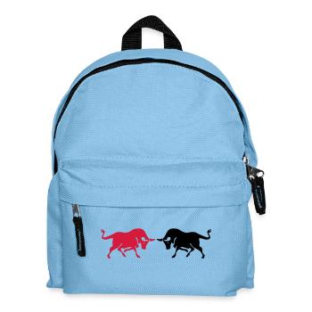 stiere - Kinder Rucksack - Hellblau - Vorne