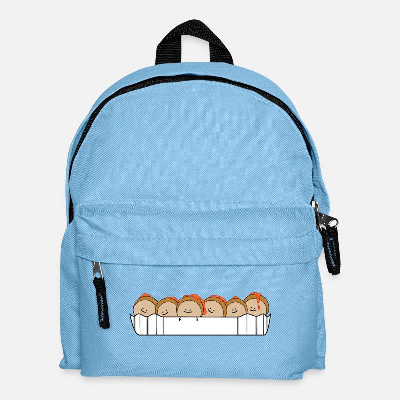 Currywurst - Kinder Rucksack - Hellblau