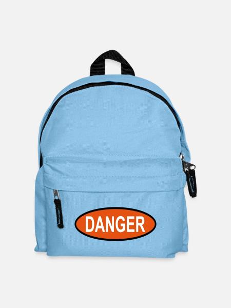 Danger - Kids' Backpack - light blue