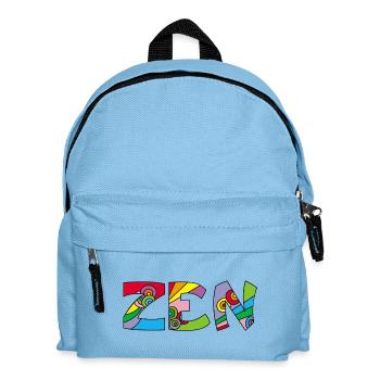 Zen and yoga - Kids' Backpack - light blue - Front