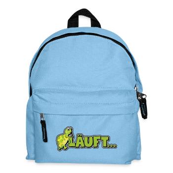 Läuft... - Schildkröte - Kinder Rucksack - Hellblau - Vorne