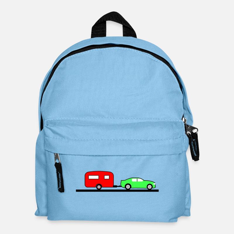 Auto - Kinder Rucksack - Hellblau