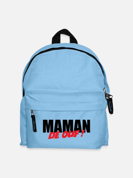 Crazy mom! - Kids' Backpack - light blue