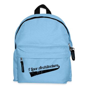 J’adore l’architecture - Sac à dos Enfant - bleu clair - Devant