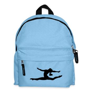 Gymnastik Mädchen - Kinder Rucksack - Hellblau - Vorne