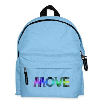 Move - rainbow - Kids' Backpack - light blue - Front