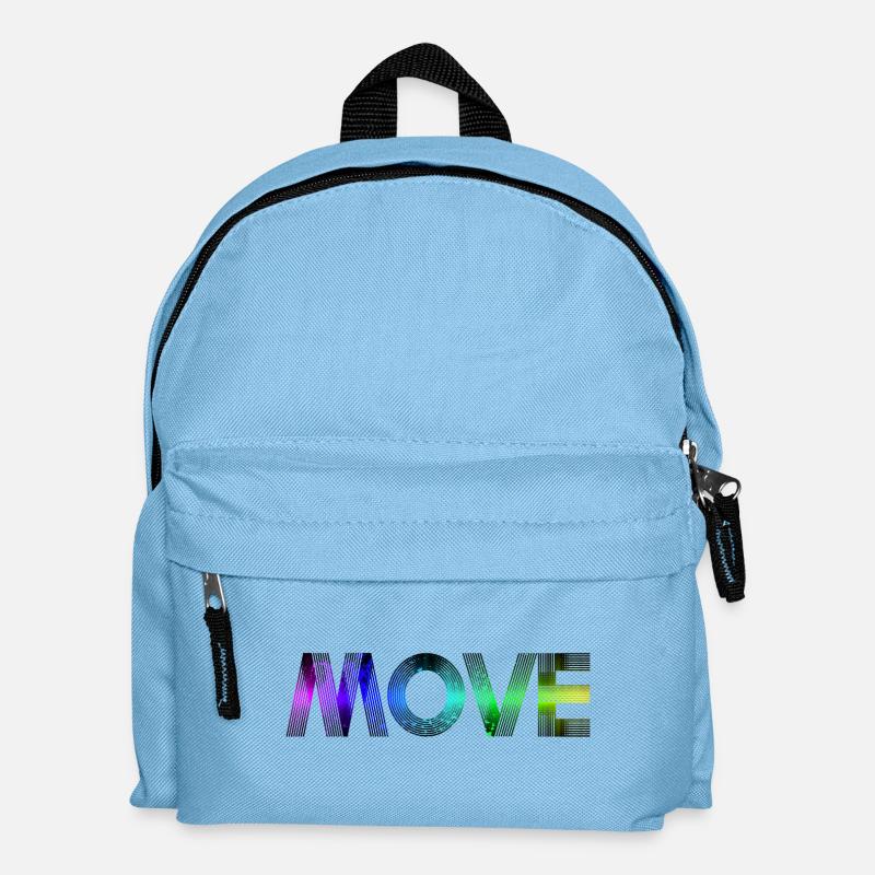 Move - rainbow - Sac à dos Enfant - bleu clair