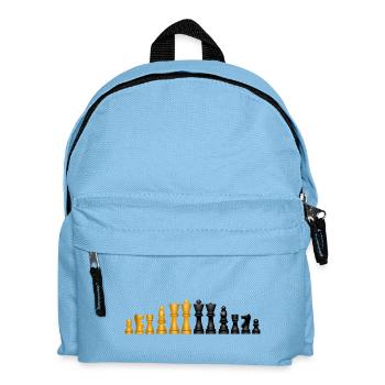 Schach - Kinder Rucksack - Hellblau - Vorne