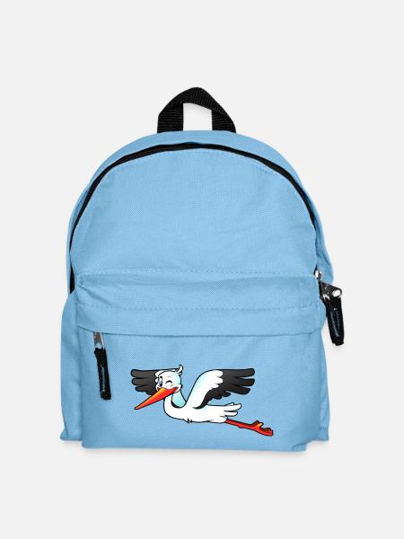 Storch - Kinder Rucksack - Hellblau