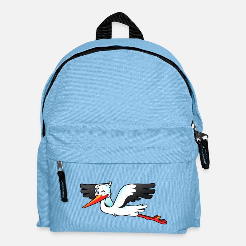 Storch - Kinder Rucksack - Hellblau