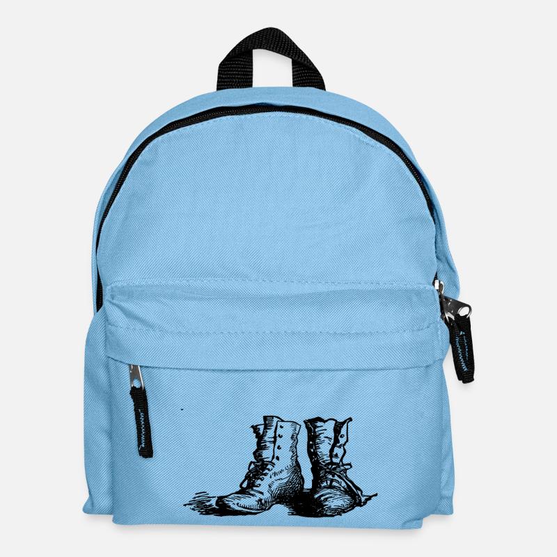 Stiefel - Kinder Rucksack - Hellblau