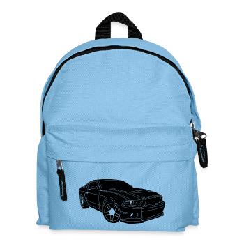 automobile - Kids' Backpack - light blue - Front