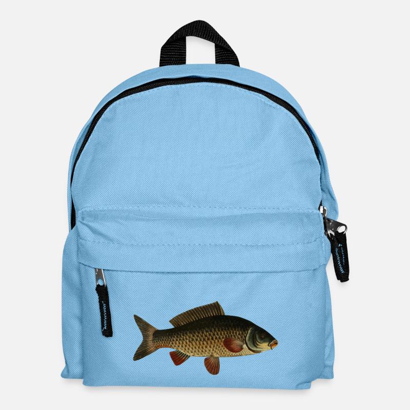 Fisch Karpfen - Kinder Rucksack - Hellblau