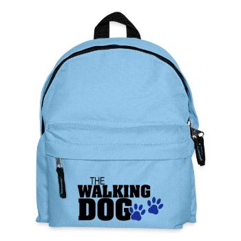 The Walking Dog paw print - Kids' Backpack - light blue - Front