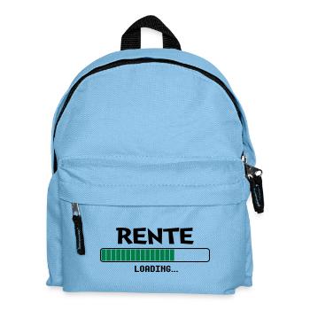 Rente Loading - Kinder Rucksack - Hellblau - Vorne