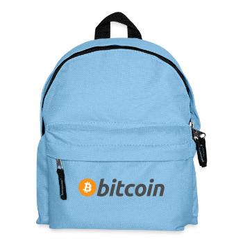 Bitcoin Logo B-Bitcoin official official - Kids' Backpack - light blue - Front