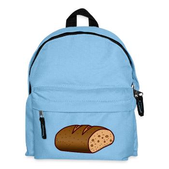 Brot Leib essen - Kids' Backpack - light blue - Front