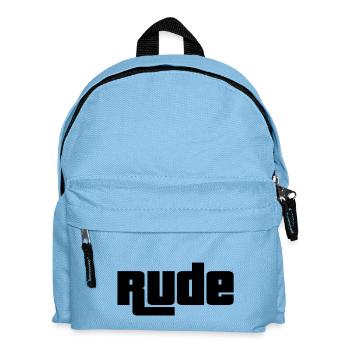 Rude - Kinder Rucksack - Hellblau - Vorne
