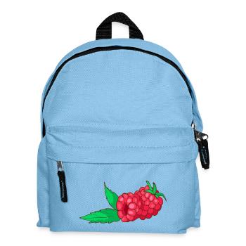 Himbeeren - Kinder Rucksack - Hellblau - Vorne