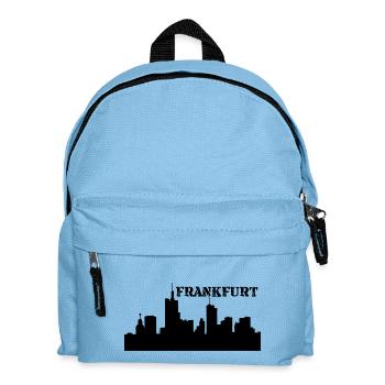 Frankfurt - skyline - Kids' Backpack - light blue - Front